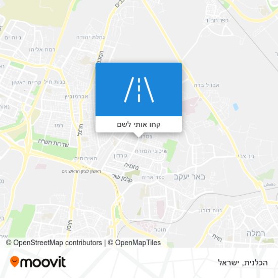 מפת הכלנית