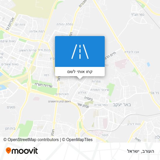 מפת העורב