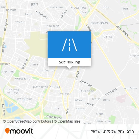 מפת הרב יצחק שלינקה