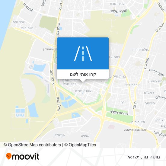 מפת מוטה גור