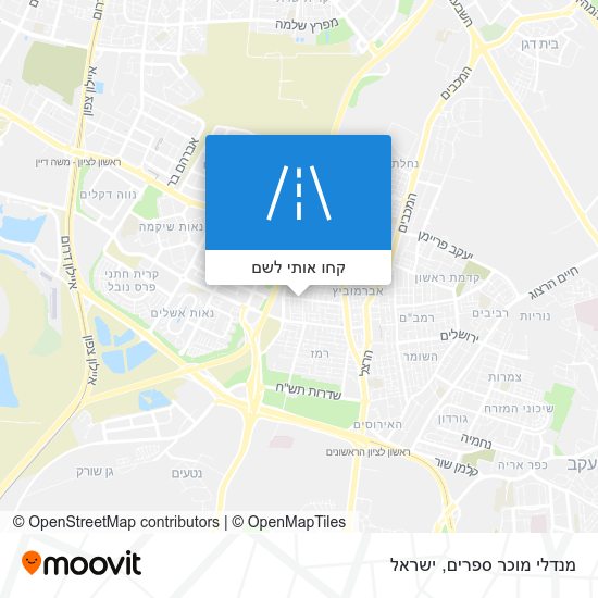 מפת מנדלי מוכר ספרים