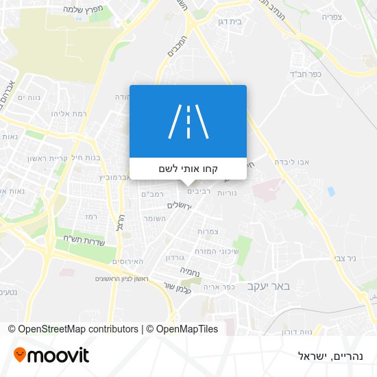 מפת נהריים