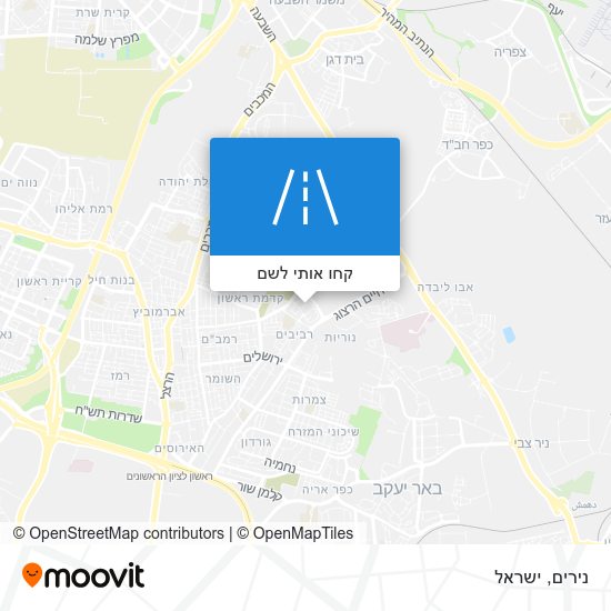 מפת נירים
