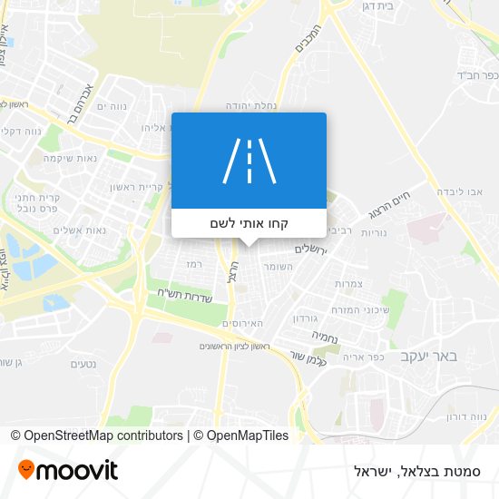 מפת סמטת בצלאל