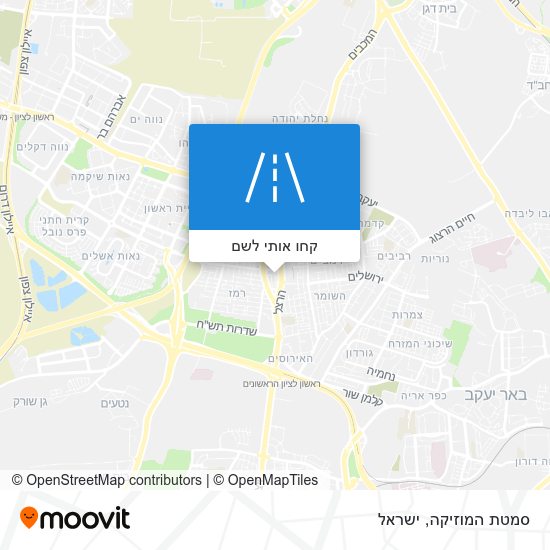 מפת סמטת המוזיקה