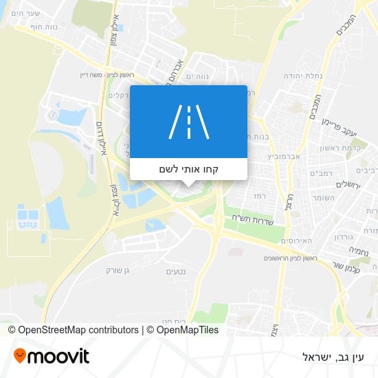 מפת עין גב
