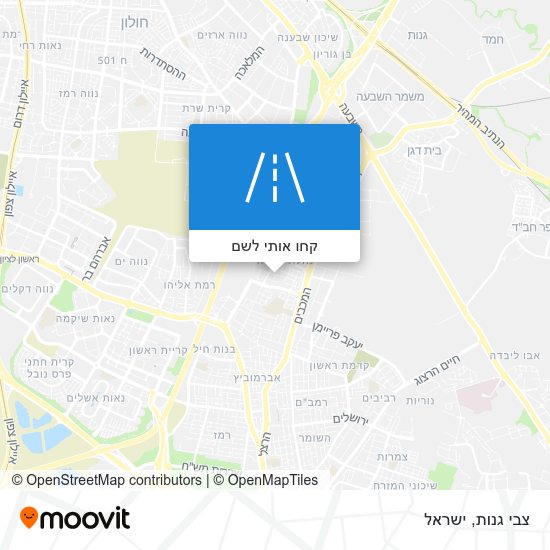 מפת צבי גנות