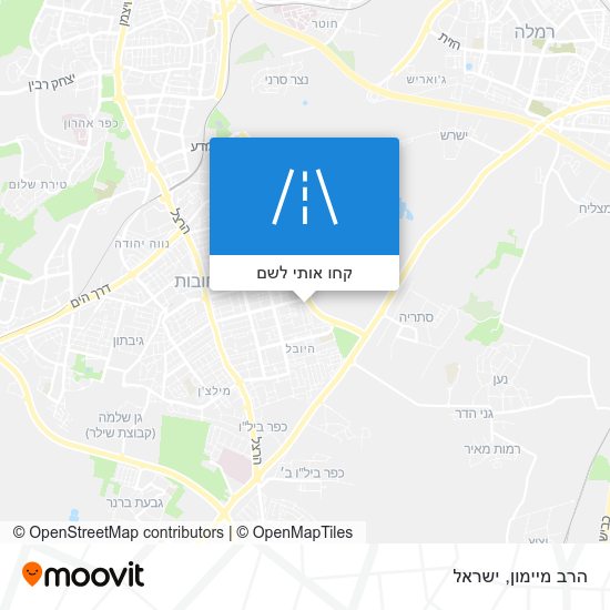 מפת הרב מיימון