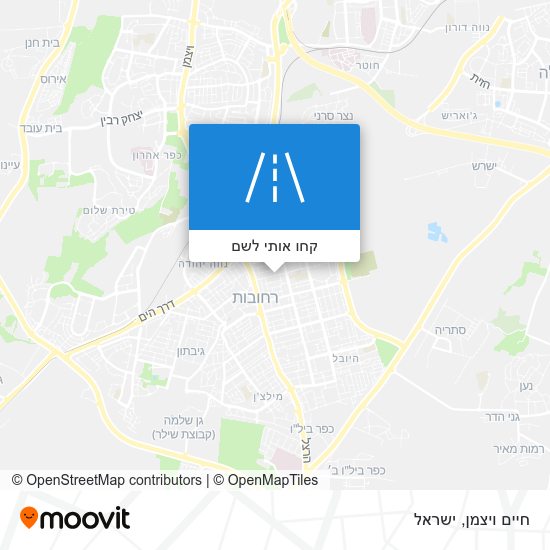 מפת חיים ויצמן