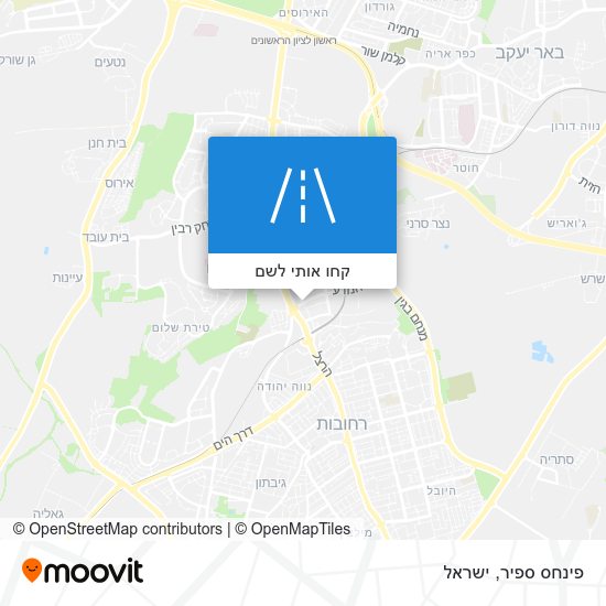 מפת פינחס ספיר