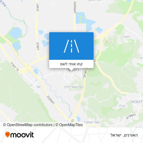 מפת האורנים