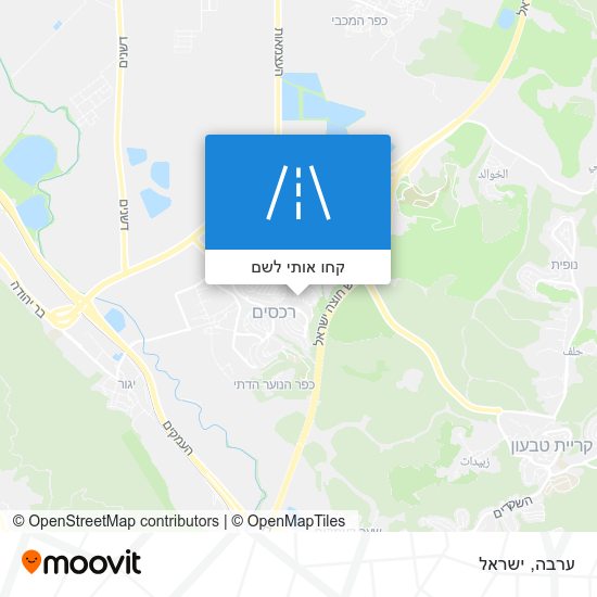 מפת ערבה