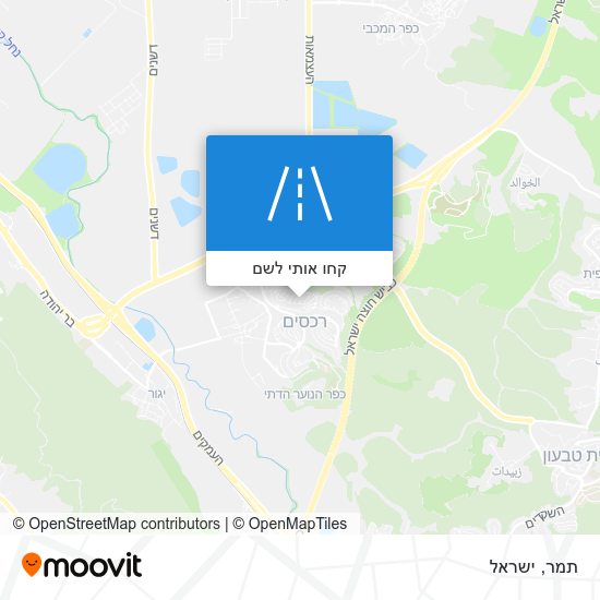 מפת תמר