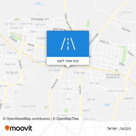 מפת הגבעה