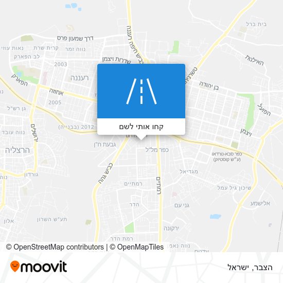 מפת הצבר