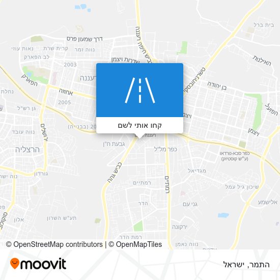 מפת התמר