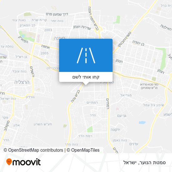 מפת סמטת הנוער