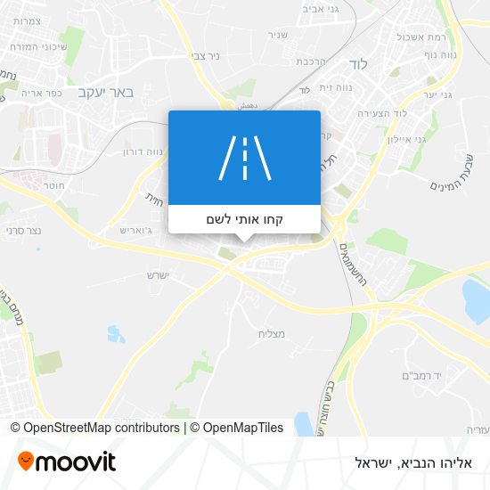 מפת אליהו הנביא