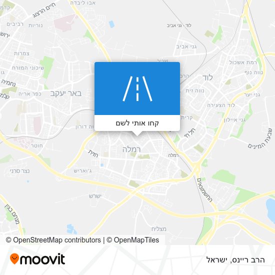 מפת הרב ריינס