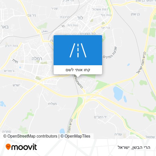 מפת הרי הבשן