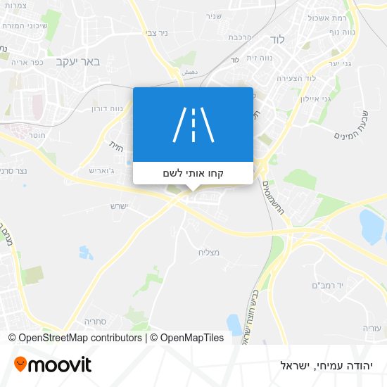 מפת יהודה עמיחי