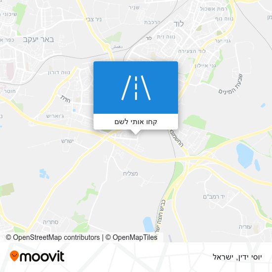 מפת יוסי ידין