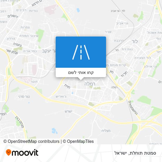 מפת סמטת תוחלת