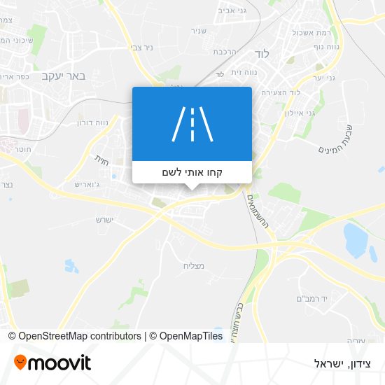 מפת צידון