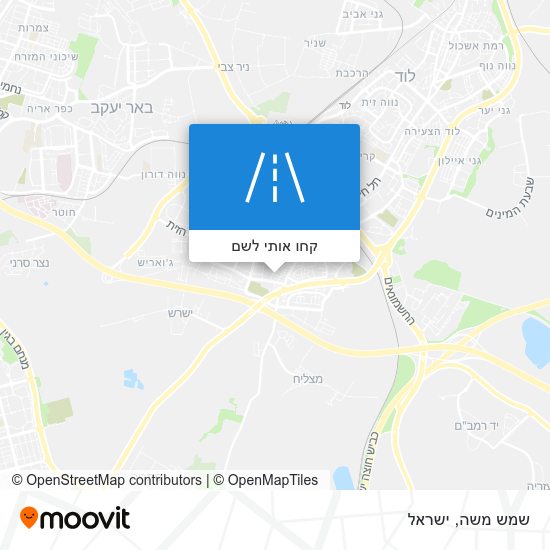 מפת שמש משה