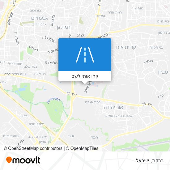 מפת ברקת