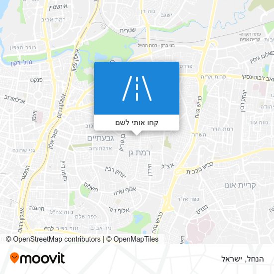 מפת הנחל