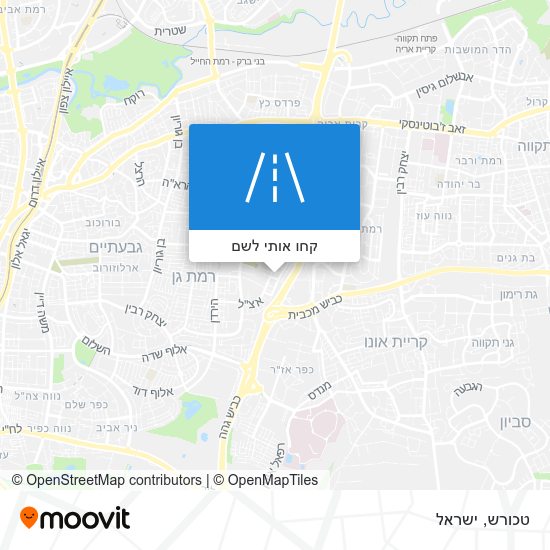 מפת טכורש