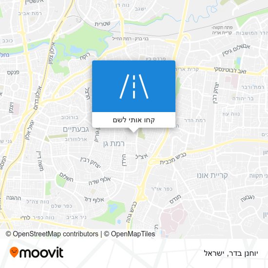 מפת יוחנן בדר