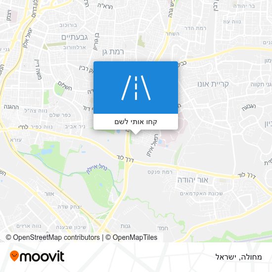 מפת מחולה