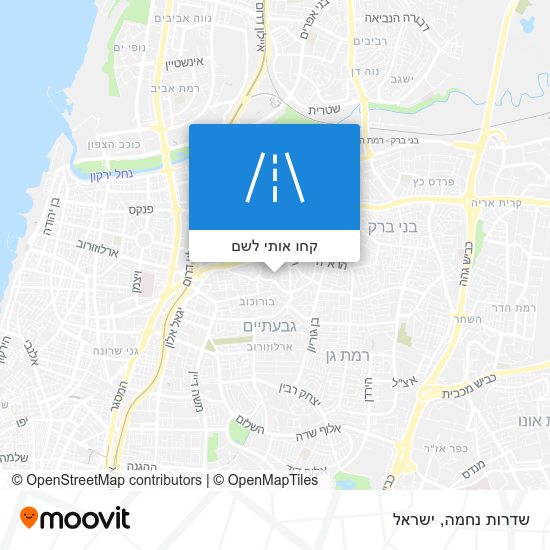 מפת שדרות נחמה
