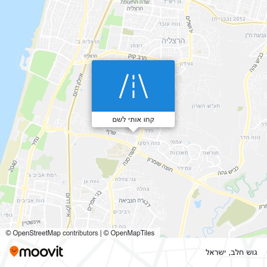 מפת גוש חלב