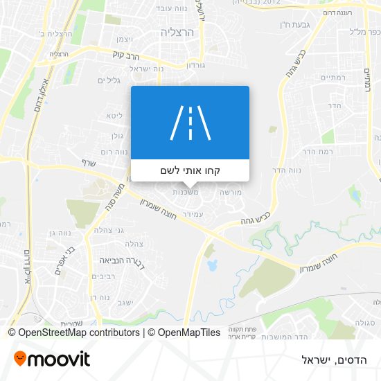 מפת הדסים