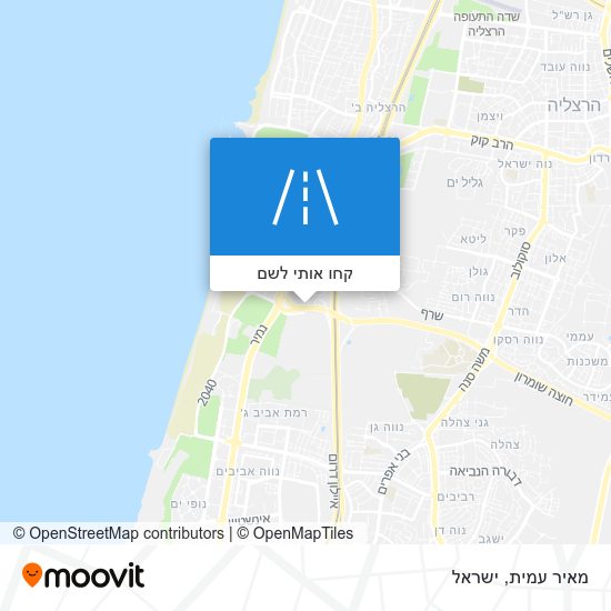 מפת מאיר עמית