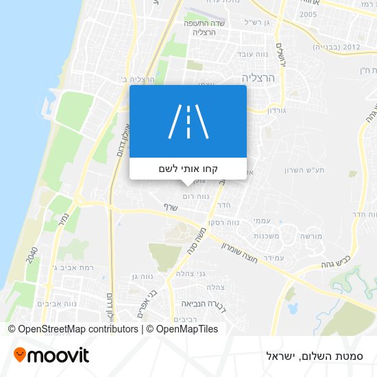 מפת סמטת השלום