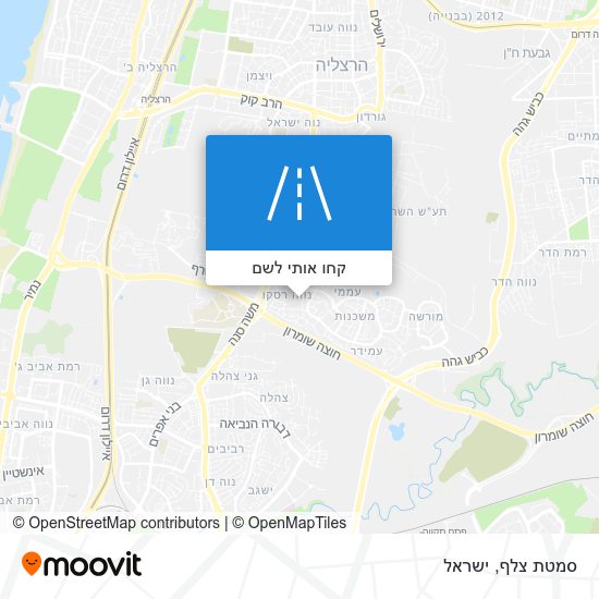 מפת סמטת צלף
