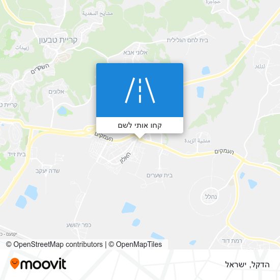 מפת הדקל