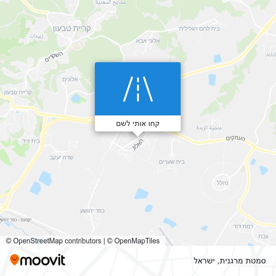 מפת סמטת מרגנית