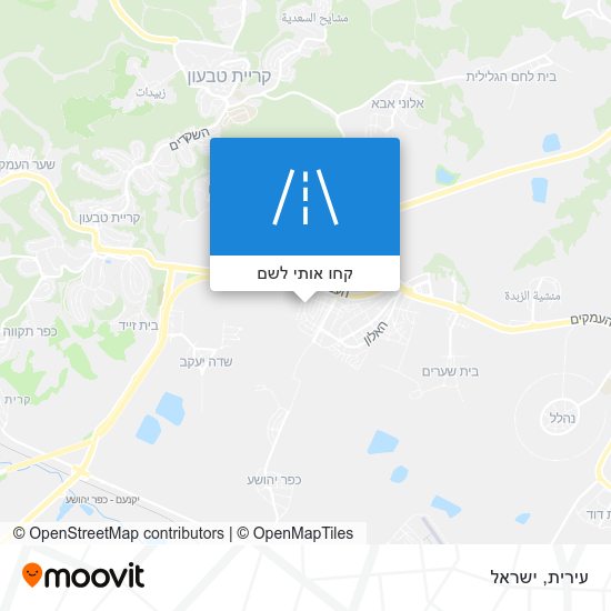 מפת עירית