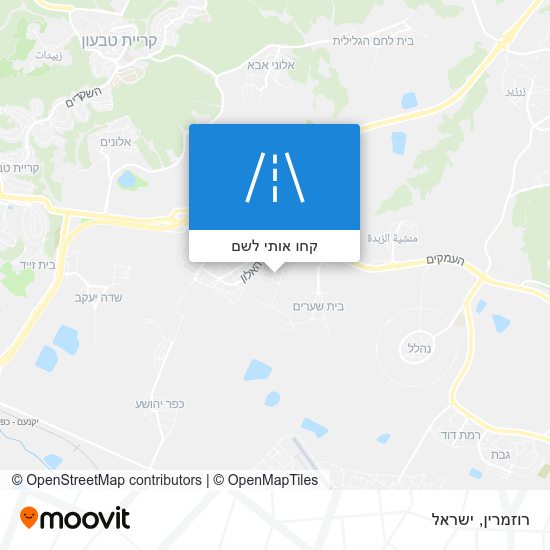 מפת רוזמרין