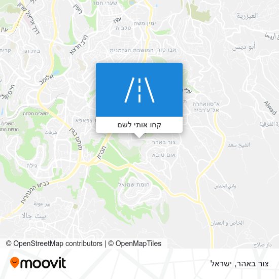 מפת צור באהר