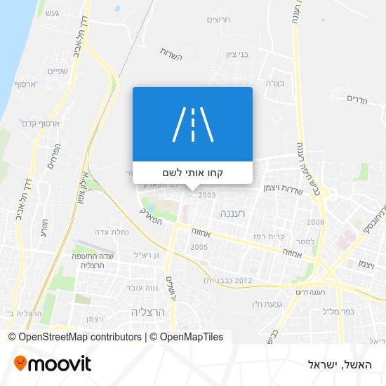 מפת האשל