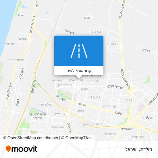 מפת מולדת