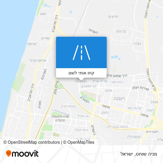 מפת מניה שוחט
