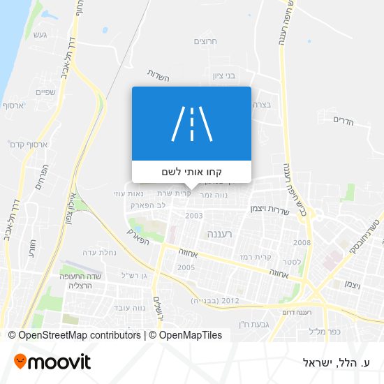 מפת ע. הלל