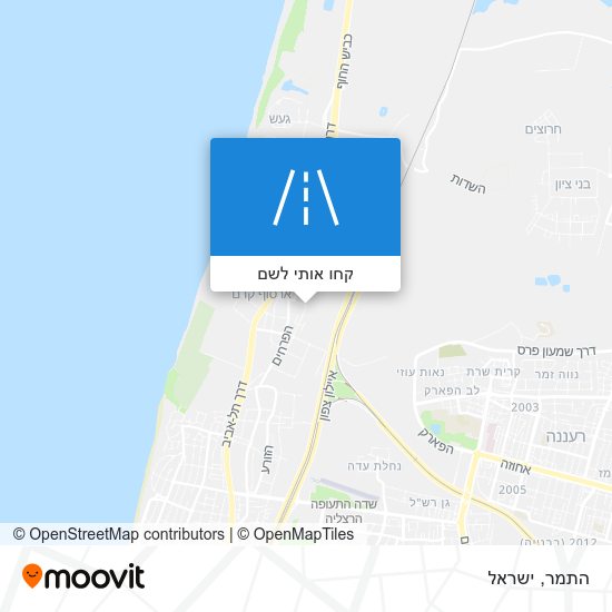 מפת התמר